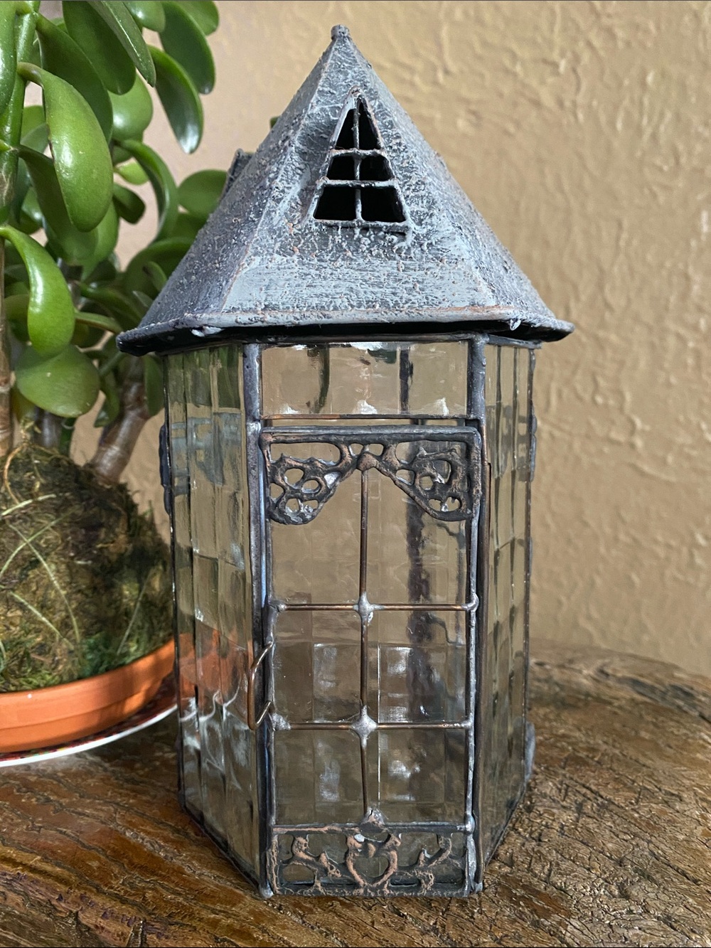 🧚‍♀️Vintage🧚‍♀️Glass Fairy House